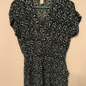 Tropical print H&M dress